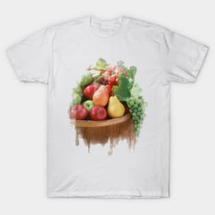 Watercolor Fruits T-Shirt